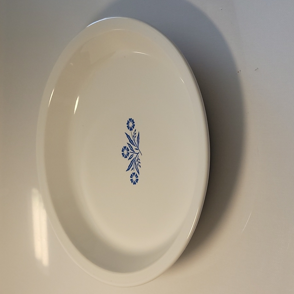 (#2)Corningware p-309-B pie plate blue cornflower
